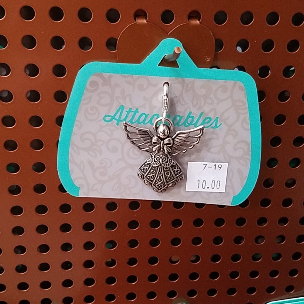 Angel purse charm